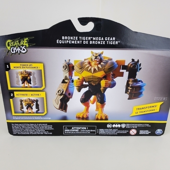 Dc Comics Bronze Tiger Mega Gear 1st Edition 4" Action Figure - Picture 12 of 12